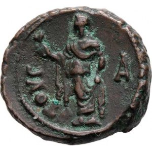 Tacitus, Egypt, Alexandria, Bil.tetradrachma, rok 1 (= 275/276), Elpis kráčející