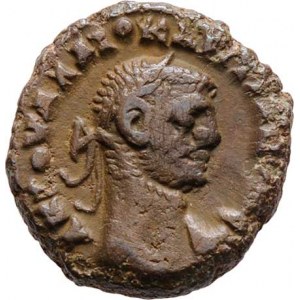 Diocletianus, Egypt, Alexandria, Bil.tetradrachma, rok 2 (= 285/286), sedící Aténa