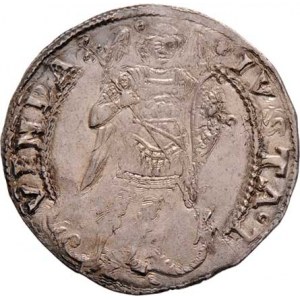 Itálie - Neapol, Ferdinand I. Aragonský, 1458 - 1494, Coronato (Tari), korunov. poprsí zprava