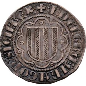 Itálie - Sicilie, Pietro a Constanza, 1282 - 1285, AR Pierreale (Tari) b.l., Messina, De Wit.