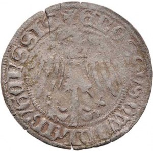 Quedlinburg-abatyšství, Hedwiga Saská, 1458 - 1511, Groš b.l. (cca 1465) - opis reversu končí