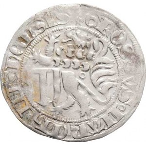 Sasko - Míšeň, Friedrich II. Dobromyslný, 1428 - 1464, Groš mečový (1457-62), Lipsko-Stockart