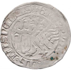 Sasko - Míšeň, Friedrich II. Dobromyslný, 1428 - 1464, Groš b.l. (1457-1462), Lipsko-Stockhar