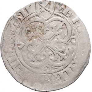 Sasko - Míšeň, Friedrich II. Dobromyslný, 1428 - 1464, Groš b.l. (1457-1462), Lipsko-Stockhar