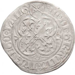 Sasko - Míšeň, Friedrich II. Dobromyslný, 1428 - 1464, Groš b.l. (1457-1462), Lipsko-Stockart