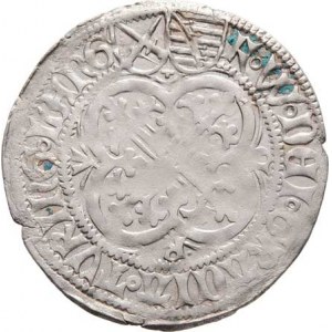 Sasko - Míšeň, Friedrich II. a Wilhelm III.,1440-1464, Groš mečový (1459-61), Freiberg-Borner