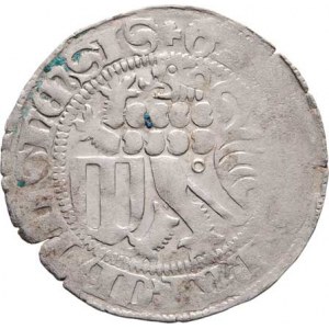 Sasko - Míšeň, Wilhelm III., 1445 - 1482, Groš routový (1466-78), Gotha-H.Erhard, Krug.1310/2