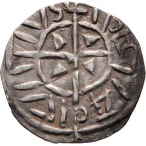 Uhry, Štěpán I., 997 - 1038, Denár, Husz.1, Unger.1, 0.791g, nep.exc., pěkná