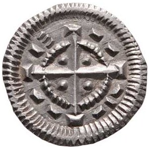 Uhry, anonymní ražby 12.století, Denár b.l., Husz.102, Unger.53, 0.343g, krásná patina