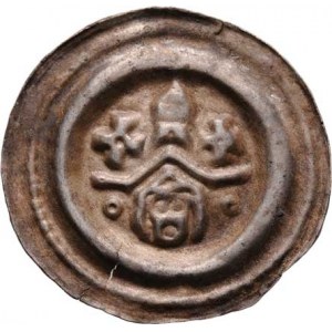 Přemysl Otakar II., králem v Čechách 1253 - 1278, Brakteát český, Ca.837, podobný jako F.XXII