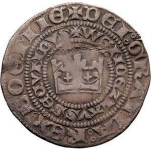 Václav II., 1283 - 1305, Pražský groš, Sm.2, Ch.5, rubní značka Ně.2, 3.513g,