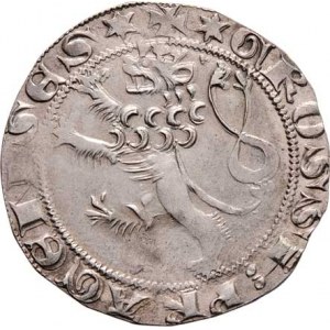 Václav II., 1283 - 1305, Pražský groš, Sm.2, Ch.5, rubní značka Ně.2, 3.407g,