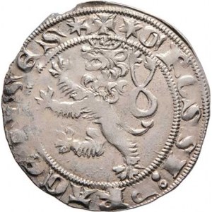 Václav II., 1283 - 1305, Pražský groš, Sm.2, Ch.6, rubní značka Ně.2, 3.732g,