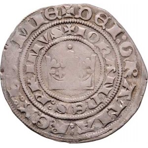 Jan Lucemburský, 1310 - 1346, Pražský groš, Cn.1, rubní značka Ně.2, 3.578g, exc.,