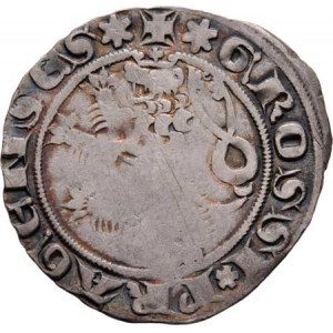 Jan Lucemburský, 1310 - 1346, Pražský groš, Cn.24, rubní značka Ně.5, 3.342g,