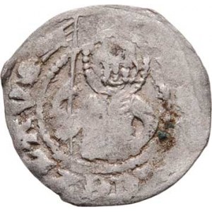 Karel IV., 1346 - 1378, Parvus z let 1346-1350, Sm.1, Cn.21 - větší svatozář