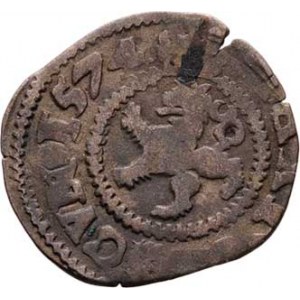 Maxmilian II., 1564 - 1576, Bílý peníz 1574, Praha-Harder, J.1, MKČ.189, 0.352g,