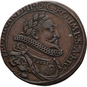 Ferdinand II., 1619 - 1637, Jeton města Besanson 16.. - poprsí zprava, opis /