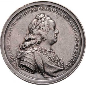 František I., 1745 - 1765, Donner - návštěva vídeňské mincovny 1754 - poprsí