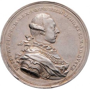 Josef II., 1780 - 1790, Kraft - medaile na korunaci ve Frankfurtu 3.4.1764