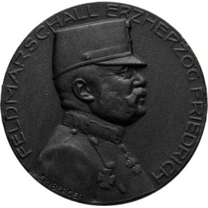 Arcivévoda Friedrich - polní maršál, 1856 - 1936, Weinberger - pam. medaile Červeného kříže 1
