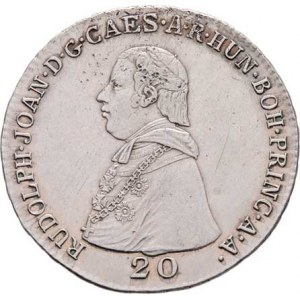 Olomouc-arcibiskup., arcivév. Rudolf Jan, 1819 - 1831, 20 Krejcar 1820, S-V.1201 (A/A), 6.644