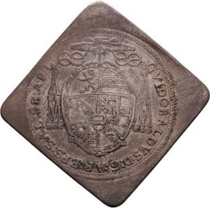 Salzburg-arcib., Guidobald Thun Hohenstein, 1654-1668, 1/4 Tolar 1658 - klipa, Zot.1813, Pr.1