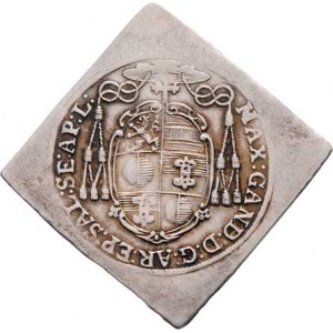 Salzburg-arcib., Max Gandolph, 1668 - 1687, 1/9 Tolaru 1669 - klipa, Zot.2025, Pr.1680, 4.176