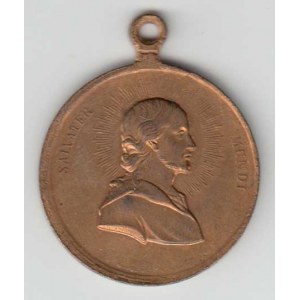Vídeň, C.Hofer - školní medaile b.l. - Kristus jako Salvator