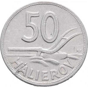 Slovenská republika, 1939 - 1945, 50 Haléř 1944, KM.5a (hliník), 0.992g, nep.hr.,
