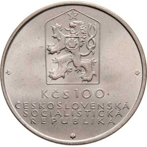 Československo 1961 - 1990, 100 Koruna 1982 - 150 let koněspřežné železnice,