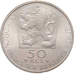 Československo 1961 - 1990, 50 Kčs 1977 - Ján Kollár, KM.87 (Ag700, 13.0g,