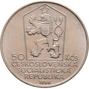 Československo 1961 - 1990, 50 Koruna 1986 - město Levoča, KM.122 (Ag500, 7.0g,