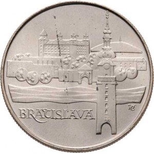 Československo 1961 - 1990, 50 Koruna 1986 - město Bratislava, KM.125 (Ag500,