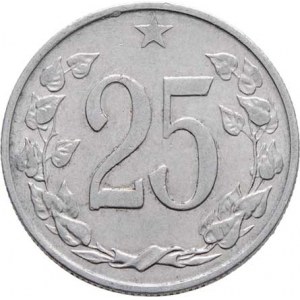 Československo 1961 - 1990, 25 Haléř 1964, 1.420g, nep.hr., nep.rysky, patina