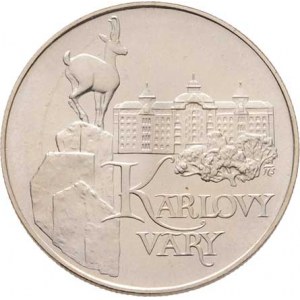 Československo 1990 - 1993, 50 Kčs 1991 - město Karlovy Vary, KM.157 (Ag500,