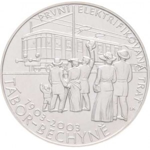 Česká republika, 1993 -, 200 Kč 2003 - František Křižík, KM.63 (Ag900, 13.0g,