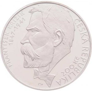 Česká republika, 1993 -, 200 Kč 2003 - František Křižík, KM.63 (Ag900, 13.0g,