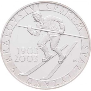 Česká republika, 1993 -, 200 Kč 2003 - 100 let českého lyžařského svazu, KM.64