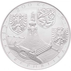 Česká republika, 1993 -, 200 Kč 2005 - 200 let bitvy u Slavkova (Ag900,