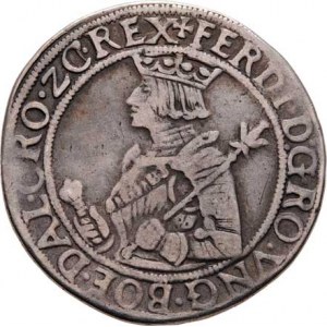 Ferdinand I., 1519 - 1564, 1/4 Tolar b.l., Hall-Beheim, M-A.3, Markl.1630/1629,