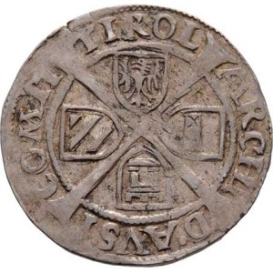 Ferdinand I., 1519 - 1564, Sechser b.l. Hall, M-A.1 (tab.4/8), Markl.1642,