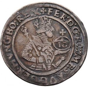 Ferdinand I., 1519 - 1564, 10 Krejcar 1563, Hall-Krump, M-A.46, Markl.1769,