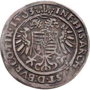 Ferdinand I., 1519 - 1564, 10 Krejcar 1563, Hall-Krump, M-A.46, Markl.1769,
