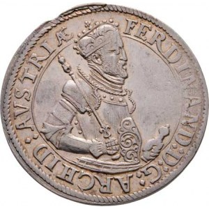 Arcivévoda Ferdinand Tyrolský, 1564 - 1595, Tolar b.l., Hall, M-A.49, M-T.273, 28.275g, vada