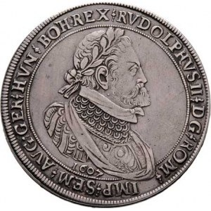 Rudolf II., 1576 - 1612, Tolar 1607 - šroubovací, Ensisheim-Balde, M-A.93,