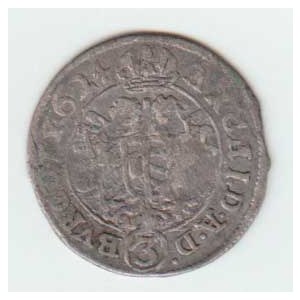 Ferdinand II., 1619 - 1637, 3 Krejcar 1624, Vídeň-Felner, M-A.118, 1.424g,