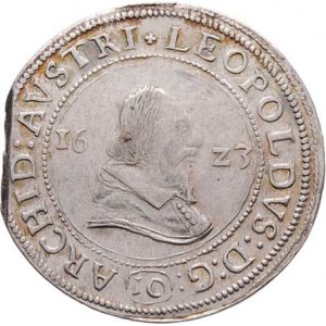 Arcivévoda Leopold Tyrolský, 1607 - 1632, 10 Krejcar 1623 - malá hlava, Hall, M-A.116, M-T.44