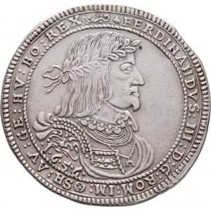 Ferdinand III., 1637 - 1657, 1/2 Tolar 1656, Vídeň-Richthausen, M-A.154, 14.285g,