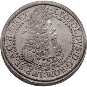 Leopold I., 1657 - 1705, 2 Tolar b.l., Hall, Nech.2361, M-A.156, 57.224g,